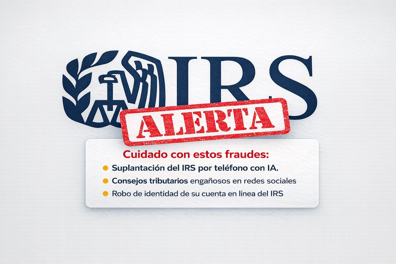 Alerta IRS