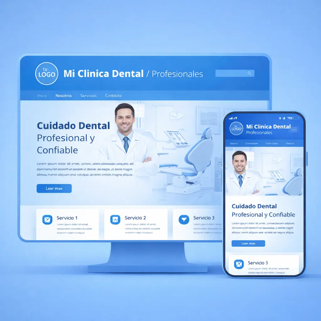 Ejemplo sitio web para profesionales