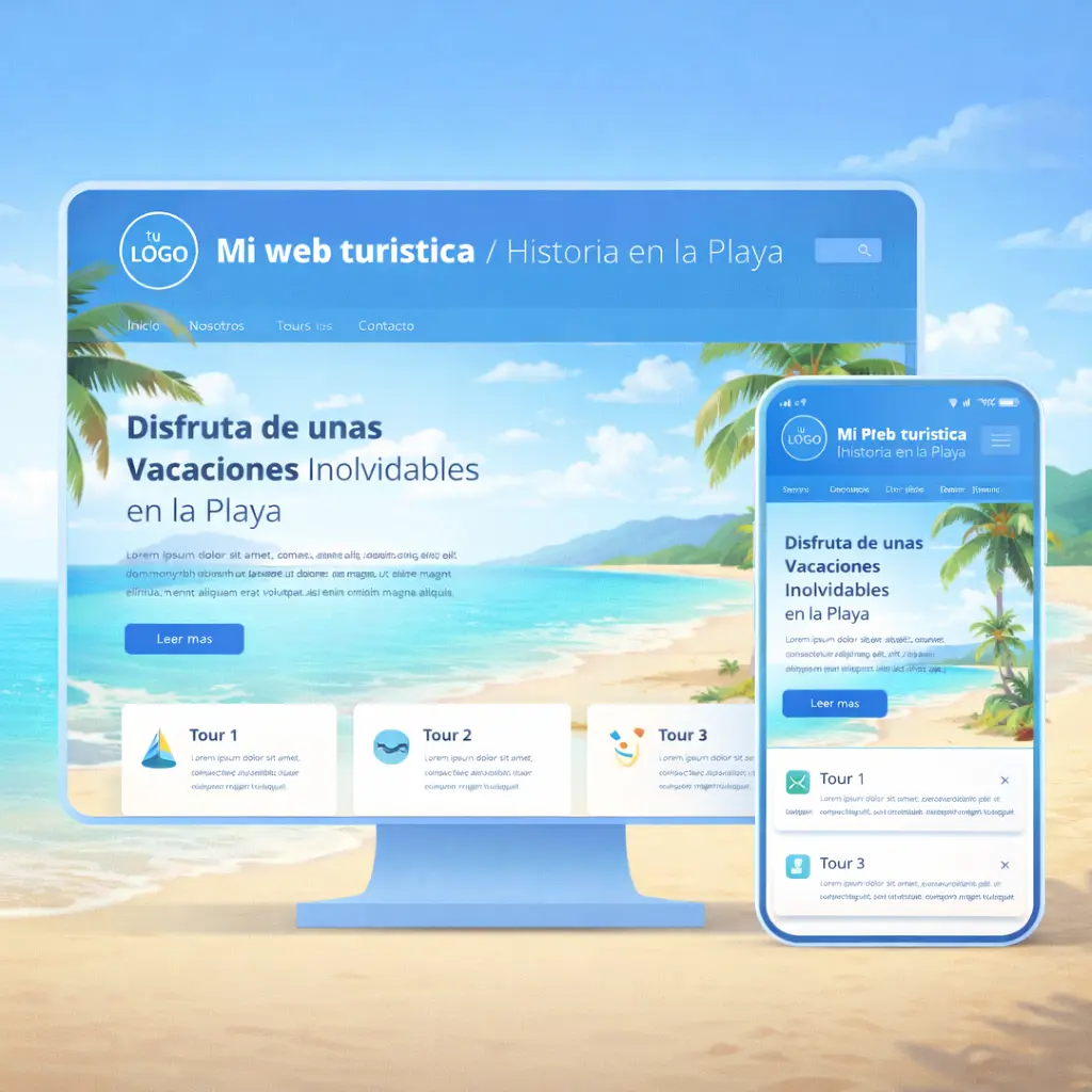 Ejemplo sitio web turístico
